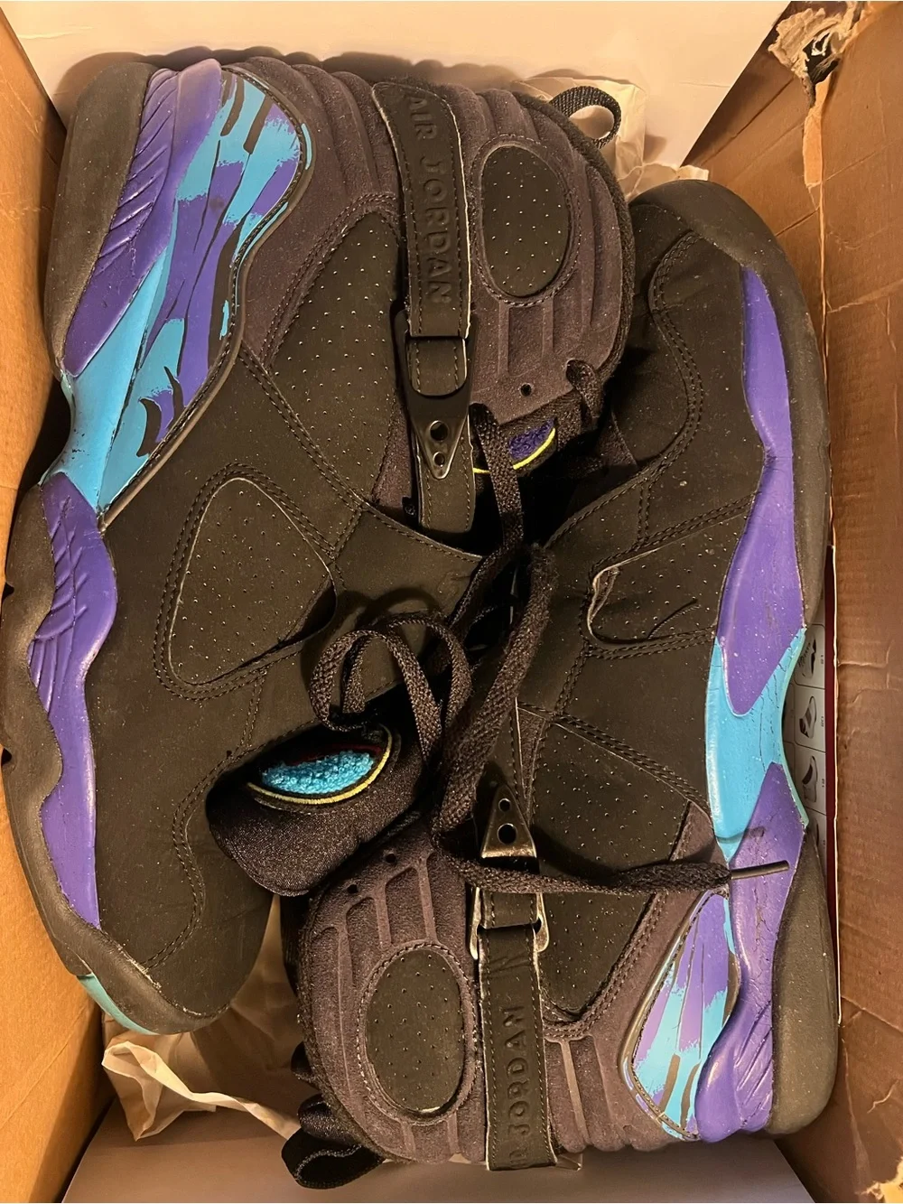 Jordan 8 Aquas mens size 13